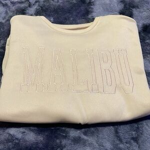 SHEIN Tan Oversized Malibu Hoodie